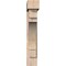 Ekena Millwork Merced Block Smooth Bracket w/ Offset Brace, Douglas Fir, 7 1/2"W x 32"D x 44"H BKT0806X32X44MRC05SDF - alternate 2